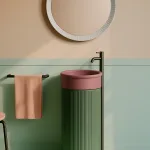 Умывальник на столешницу Artceram Brera D43 см, Gravel (BRL001 60) - Фото 2
